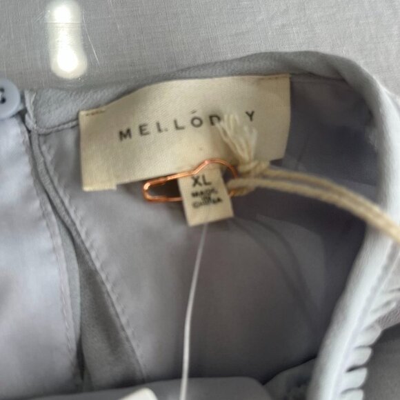 NEW Melloday Pleated Midi Dress Belted Light Blue XL - Picture 13 of 16